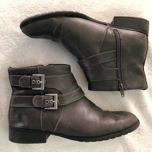 Life Stride Grey Ankle Boots - Size 11